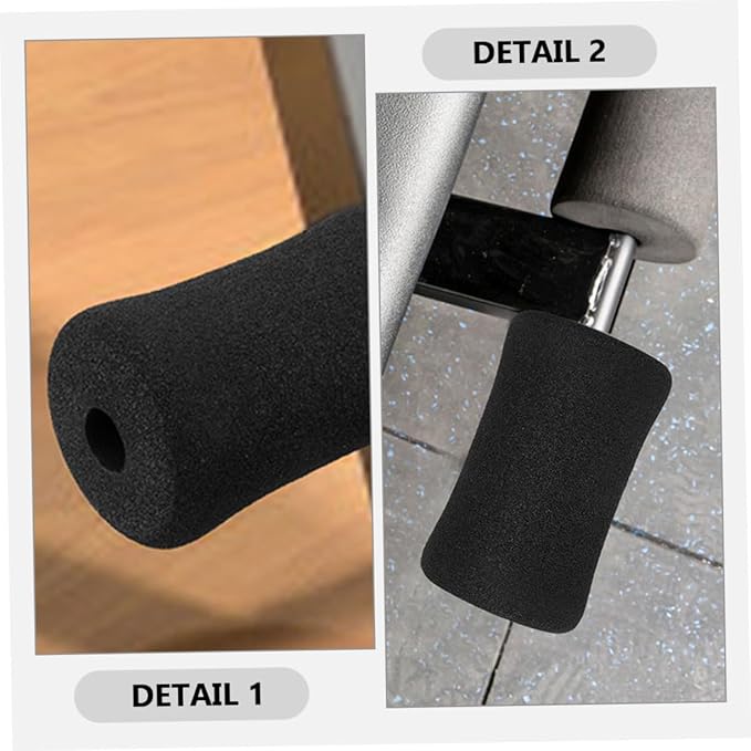 Mikikit 6pcs Foam Replacement Pads for Weight Bench Soft Leg Foam Roller Covers for Exercise Machines Universal Accessories Gym Equipment Fit for Home Workouts