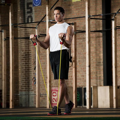 Lifeline Max Flex Resistance Kit - Includes Comfort Grip Handles and 4' Exercise Tube – Multiple Resistance Levels