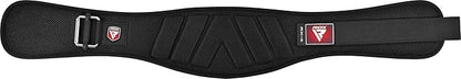 RDX Weight Lifting Belt, Curved Padded Back Lumbar Support, Fitness, Core Exercise Workout Bodybuilding Powerlifting Deadlifts Squats, Ladies Gents Men Women Home Gym Equipment