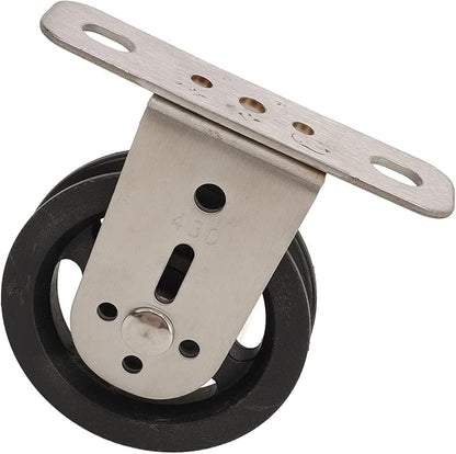Gym Pulley Blocks Wall Mount Fixed Pulley Wheel 360 Degree Rotation, Silent Bearing Cable Pulley for LAT Pulley System, Includes Expansion Bolts for Home Gym DIY Projects