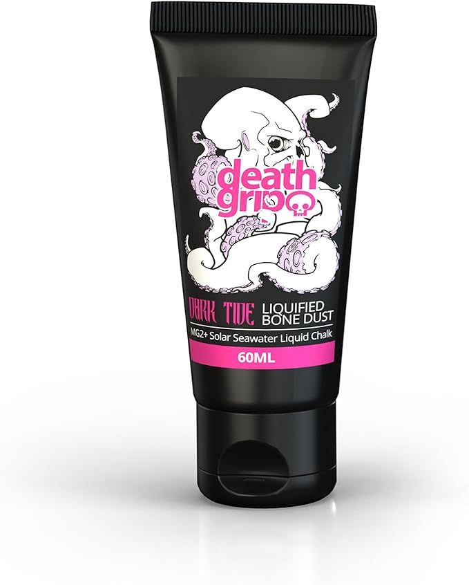 Death Grip Dark Tide Liquid Chalk – High-Performance Gym & Weightlifting Chalk for Maximum Grip – Clean, Long-Lasting Liquid Chalk for Lifting, Climbing, Crossfit & Gymnastics