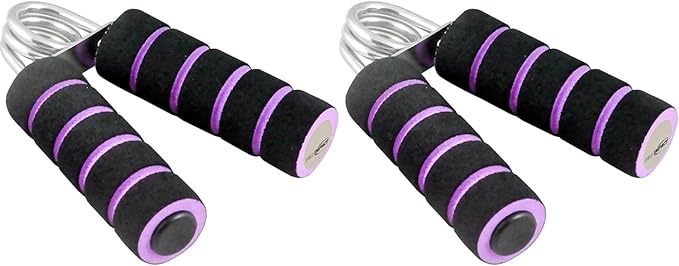 Pro Impact Heavy Duty Hand Grip Strengthener – 2 Pack Hand Exerciser for Men & Women – Adjustable Resistance Hand Gripper for Finger, Wrist, Forearm Workout – Soft Foam Non-Slip Grip