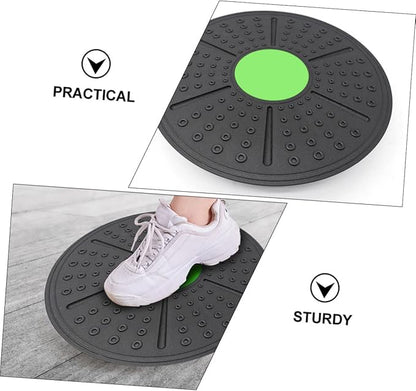 Balacoo Equilibrium Training Board Non-Slip Fitness Balance Tool for Core Stability Sturdy Plastic Wobble Board for Home Workouts and Rehabilitation Exercises