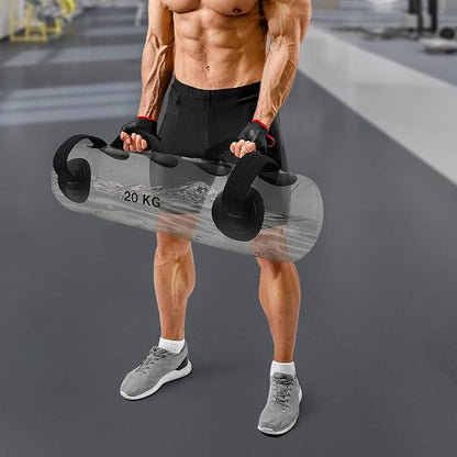 Water Weights Aqua Bag, 25Kg/55lbs Training Power Bag Filled Hydro Core Training Bag Portable Stability Fitness Equipment for Gyms, Homes, Sports Halls