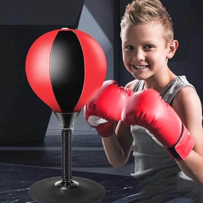 Rage Bag,Desktop Punching Bag Stress Relief for All Ages,2026 Strong Suction Cup Desk Boxing Punch Ball,Table Boxing Speed Ball for Home Office Table Counters,for Christmas, Winter