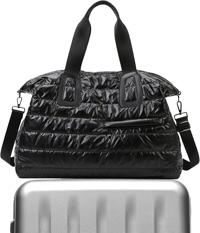 Gym B'ag, Waterproof Fabric, 52x35x22cm, Travel Duffle Holdall With Padded Shoulder Strap, Sports Gym B'ag With Wet Pocket, Spacious Design, For Outdoor, Travel, Workout, Fitness, Swimming, Yoga