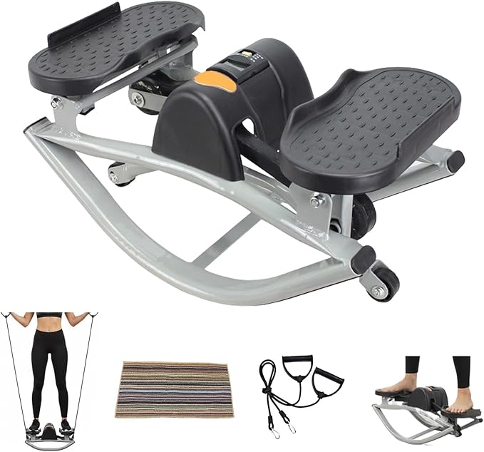 U Shape Stepper - Compact for Small Spaces, Digital Display for Home Cardio Workout and Apartment Fitness, Suitable for Home