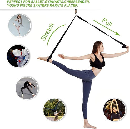 UBING Leg Stretcher, Door Flexibility Trainer, Over The Door Strech Strap for Flexibility, Splits Trainer for Dance Ballet Cheer Gymnastics Taekwondo Stretching