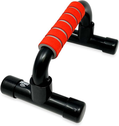 Tapout Push Up Bars - Non-Slip Comfortable Grip for Enhanced Chest, Shoulder & Arm Workout - Durable Plastic Design for Home Gym Strength Training