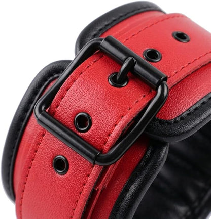 Spreader Bar Heavy Duty Stainless Steel Expandable Bar Home Gym with 4pcs Furry Crocodile Red Adjustable Strap,Sports Aid Training Pilates Aid Kit,Indoor Yoga Set