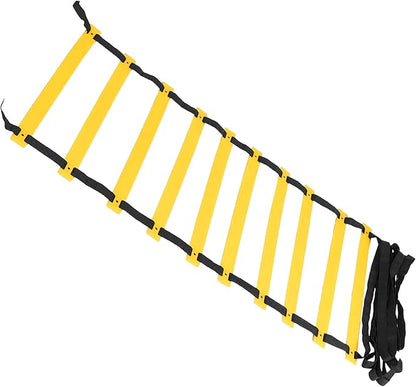 Acouto Polypropylene Speed Ladder for Soccer Training & Footwork Fitness -, Portable, Quick Setup with Storage Bag, Rope