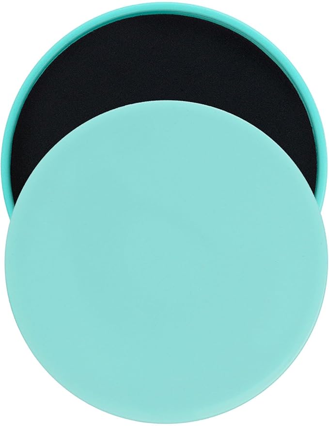 2PCS Exercise Sliding Discs, Small Lightweight Core Sliders, Full Body Workout Tools with Self Adhesive Design, Ideal for Gym, Yoga, Physical Therapy & Dance Training