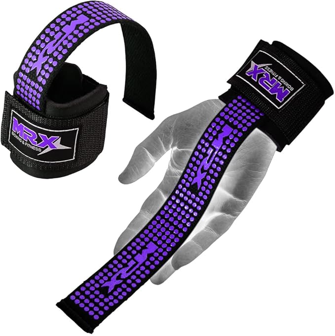 MRX Lifting Strap for Weightlifting Deadlift Straps for Powerlifting with Wrist Wrap Support for Strength Training Bodybuilding Wrist Straps for Weight Lifting|
