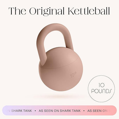 Bala Kettleball, Soft Kettlebell for Women - Kettlebells Strength & Core Training Equipment for Home Gym Workouts - Anti-Slip Grip Exercise Weights with Cushioned Impact-Resistant Base