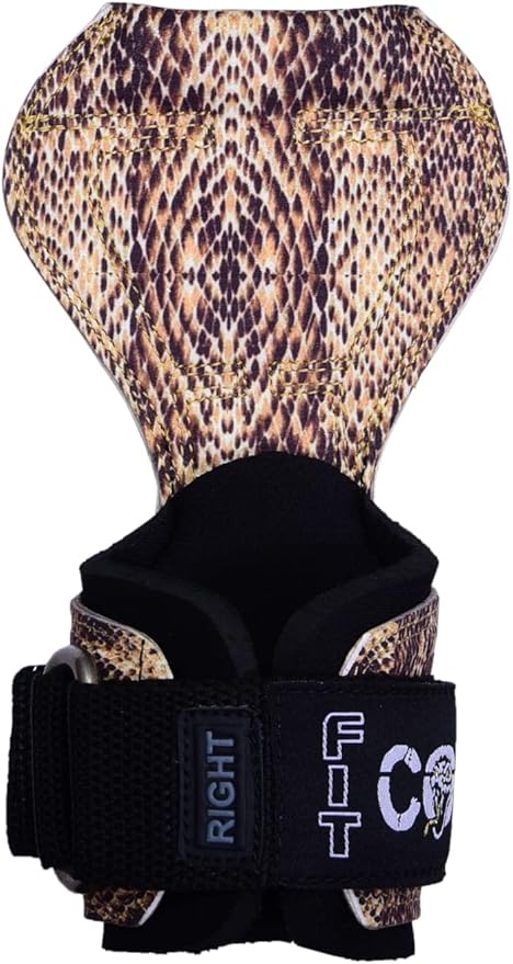 Cobra Grips PRO Weight Lifting Gloves Heavy Duty Straps Alternative with Power Lifting Hooks Padded Wrist Support for Deadlifts & Bodybuilding