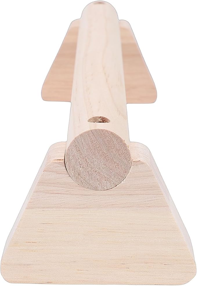 Diydeg Wood Push Up Bar, Parallettes Bars with Non Slip Base, Handstand Trainer Pushup Handles, Calisthenics Equipment for Men and Women Strength Training, Home Fitness, Workout