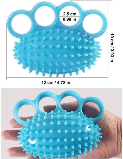 Finger Exerciser Balls for Hand Physical Therapy, Hand Grip Strength Trainer Extension Exerciser Squeeze Ball for Rehab, Arthritis, Carpal Tunnel, Anxiety, Stroke Recovery