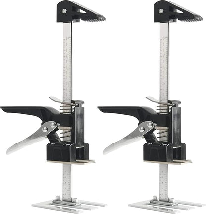 Labor Saving Arm 2PC ，15.5 Inch Height Regulator Hand Lifting Tool，Lifter Jack for Installing Cabinets Door And Wooden Panel Lifting Cabinet Board Lifter