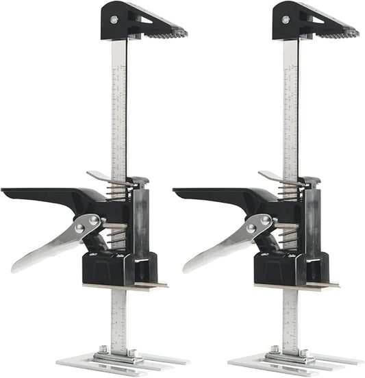 Labor Saving Arm 2PC ，15.5 Inch Height Regulator Hand Lifting Tool，Lifter Jack for Installing Cabinets Door And Wooden Panel Lifting Cabinet Board Lifter