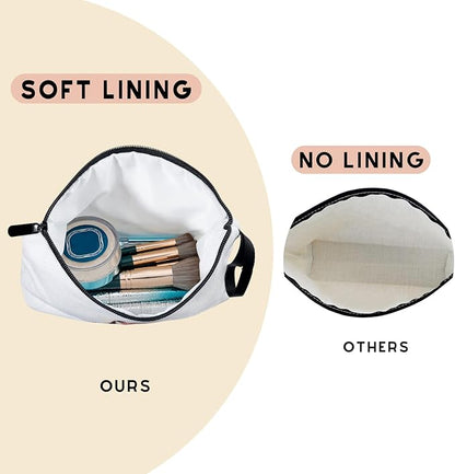 Travel Gifts for Women International Travelers Friend Daughter Coworker World Travel Accessories Cosmetic Makeup Bag Christmas