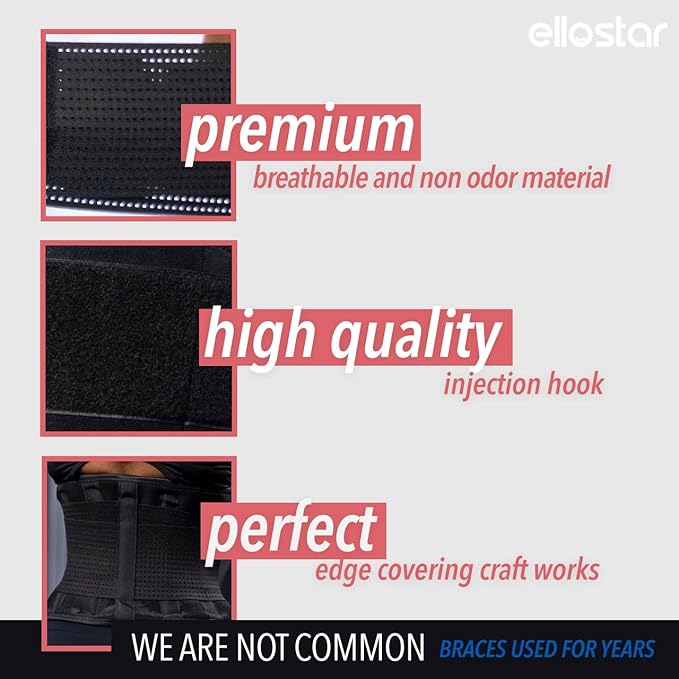 ellostar Women's Waist Trainer: Sweat Band for Belly Fat, Tummy Control, Back Support, Workout Shapewear, Weight Loss Aid