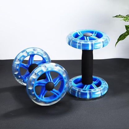 Ab Wheel Roller For Core Workout, Ab Roller Fitness Exercise Wheel Devices Abdominal Trainer for Men Women Core Strength Training Home Gym Fitness Equipment