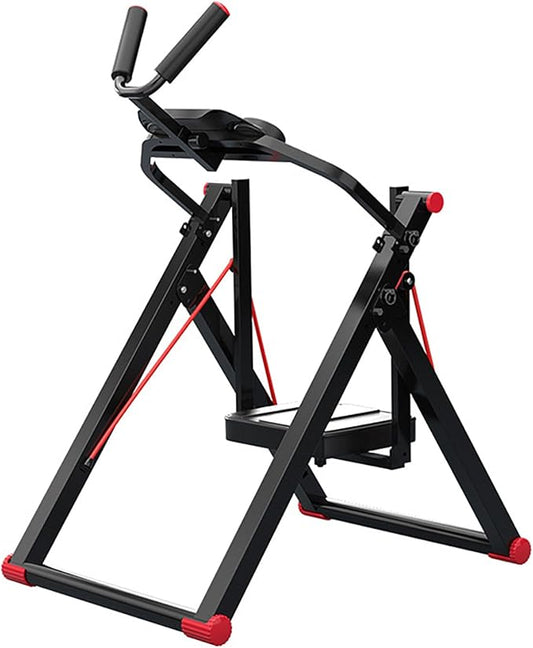 Vicamy Foldable Ab Machine for Home, No-Track Silent Exercise, Adjustable Resistance, Full Body Workout Equipment,Ab Machine for Stomach Workout & Home Gym