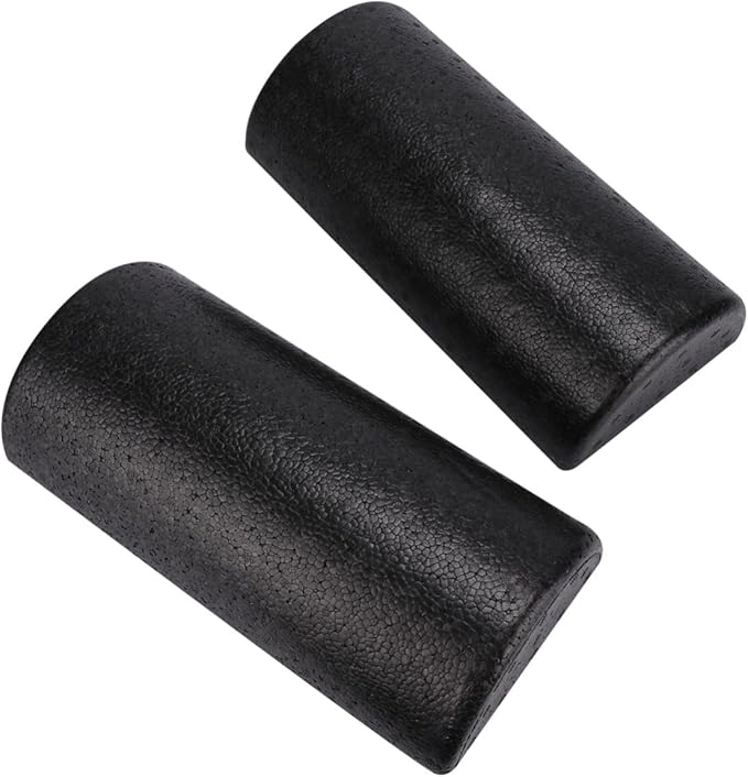 Happyyami 2pcs Semicircular Epp Yoga Roller Massage Column for Muscle Therapy and Fitness, Pressure Point Foam Roller for Deep Tissue Massage and Exercise