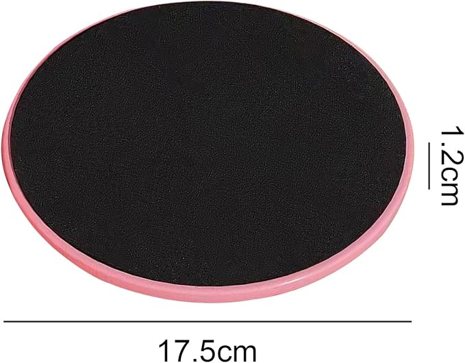 Upgrade Sport Core Sliders for Working Out - Dual Sided Glide Discs for Full Body Workout on Carpet or Hardwood Floor - Fitness & Home Exercise Equipment for Athletes