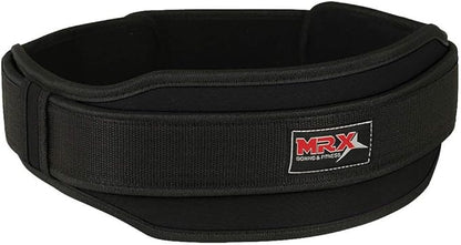 MRX Weight Lifting Belt with Double Back Support Gym Training 5" Wide Belts 11 Colors