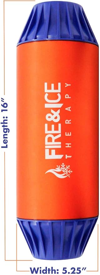 Fire & Ice Therapy F.I.T. Roller | Revolutionary Aluminum Massage Tool | Hot & Cold Temperature Control | Deep Tissue Massage | Aids Muscle Recovery | Pain Relief | Improve Flexibility