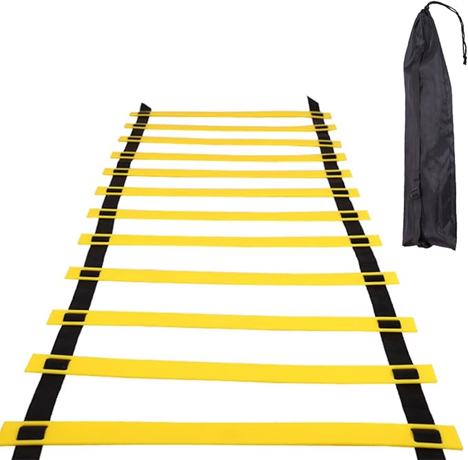Agility Ladder Speed Training Set Exercise Ladders for Soccer Football Footworks Sports Training Ladder with Carry Bag Fitnes