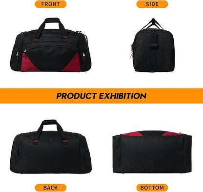 Mens Gym Bag, 55L Large Sports Duffle Bags, Workout Bags Lightweight