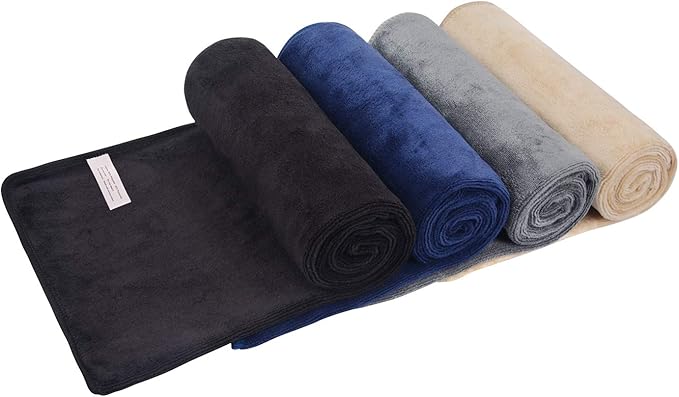 VIVOTE Microfiber Gym Towels Sports Sweat Towel Super Absorbent Ultra Soft Multi-Purpose Man Women Fitness Workout Travel Camping Hiking Yoga 16 Inch X 32 Inch