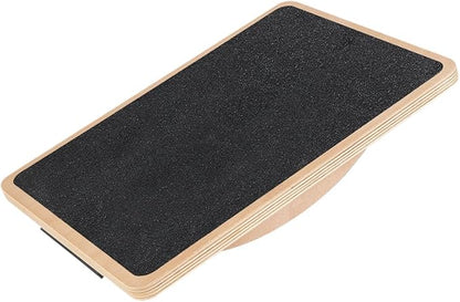 Wooden Wobble Balance Board Balance Stability Trainer Versatile Balancing Board Core Training for Fitness Office Home Gym