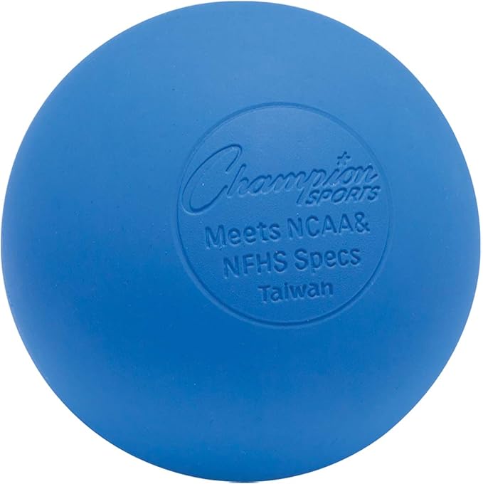 Champion Sports Lacrosse Balls – Official Size SEI Certified, Multi-Color Packs of 3, 6, or 12 for Practice & Games