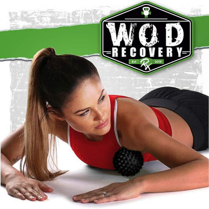 Wod Recovery Rx Massage Ball Set for Myofascial Trigger Point Release & Deep Tissue Massage- Soft Pressure, Therapeutic Muscle and Pain Relief - Set of 3 w/Bag