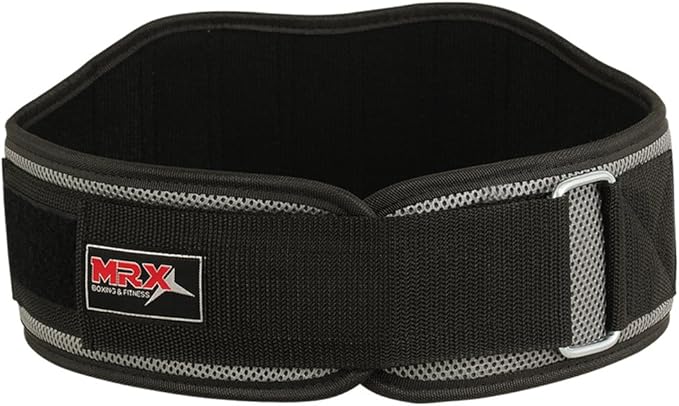 MRX Weight Lifting Belts for Men Fitness Training Gym Back Support Powerlifting Belt 8" Wide Workout Belts for Deadlift, Squat, Weightlifting, Strength Training