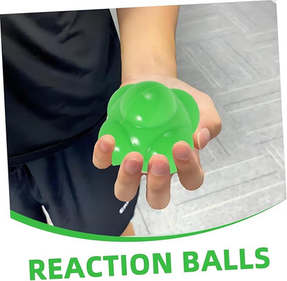 Happyyami Silicone Agility for Fitness Training Speed Coordination and Reaction Skills Portable Hexagonal Shape for Hand-Eye Coordination Drills and Bouncy Design