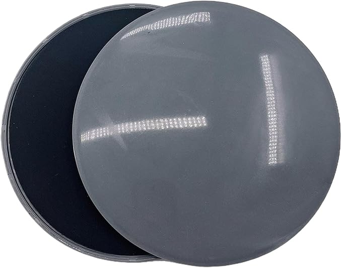 Gliding Discs For Abdominal Exercises - Core Sliders | Fitness Gliding Discs | Exercise Discs | Core Trainer | 2x Two-Sided Gym Sliding Plate Pads | Yoga Cushion For Carpet Or Hardwood Floors