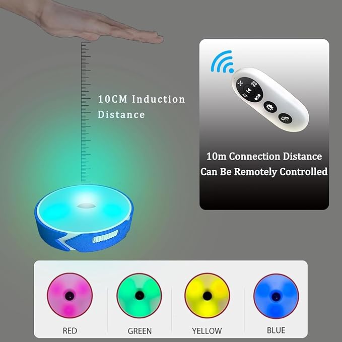 Intelligent Reaction Training lamp for Children's Soccer and Basketball Speed 4-Light Version, Eye-Hand Coordination Training(4pc)
