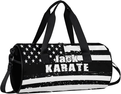 Personalized-Martial-Arts-Gear-Bag for Karate Teakwondo, Custom Jiujitsu Bag for Boys, Karate Teakwondo Bag for Gear Waterproof Lightweight Large USA