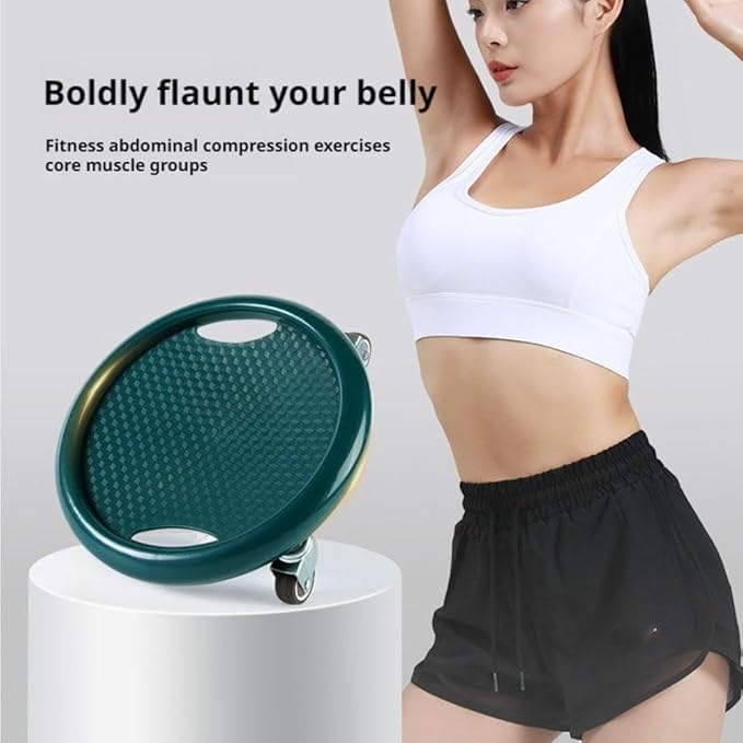 Ab Roller Wheel,Ab Roller for Women Men Board,Abdominal Wheel Ab Roller, Roller with Elbow Support,for Full Body Fat Burning Tummy Weight Control Gym or at Home Workout Equipment