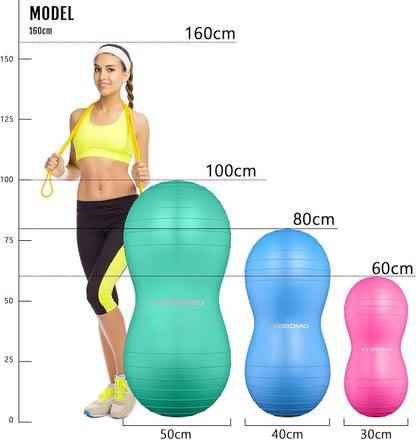 Anti-Burst Peanut Ball,Kids Active Wiggle Seat,for Labor, Therapy, Kids with ADHD – Eco-Friendly Birth Ball for Pregnancy, Physical Therapy & Exercise– with Pump