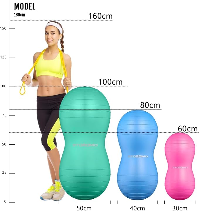 Anti-Burst Peanut Ball,Kids Active Wiggle Seat,for Labor, Therapy, Kids with ADHD – Eco-Friendly Birth Ball for Pregnancy, Physical Therapy & Exercise– with Pump
