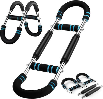 Upgraded Twister Arm Trainer – Adjustable Chest & Arm Workout Equipment for Men & Women, Full Body Strength Training Machine, Portable Spring Resistance Fitness Bar for Home Gym