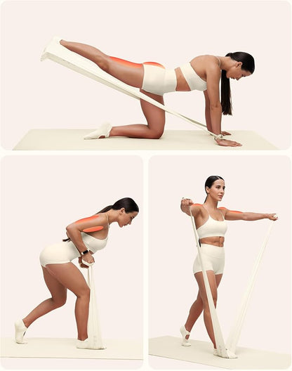 BetterMe Pilates Travel Kit – Pilates Loop Bands, Weight & Resistance Bands – Portable Pilates Kit for Women – Compact Home & Travel Workout Equipment Set