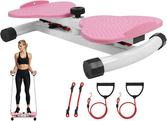 Waist Twister Machine Exercise, Ab Twister Board for Slim Waist and Core Ab Exercise, Noiseless Ab Machine with 300 lbs Weight Capacity, Home Gym Workout Equipment for Women Men