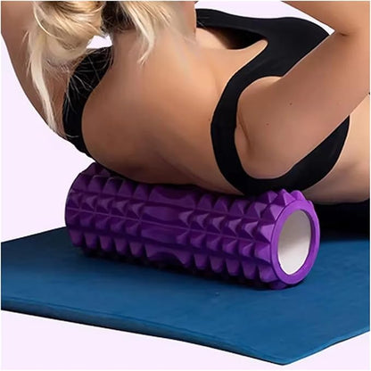 High Density Foam Roller for Muscle Massage - Pain Relief for Back, Legs, and Arms(Pink)