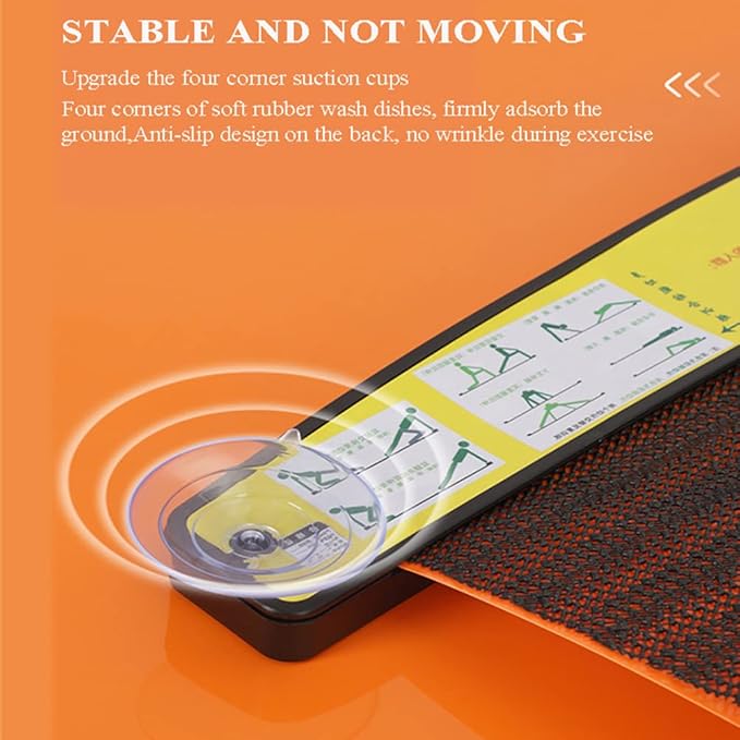 Slide Board with Shoe Cover Slimming Exercise Slide Mat for Leg Pot Training Fitness Athletic Training, for Low Impact Balance Training